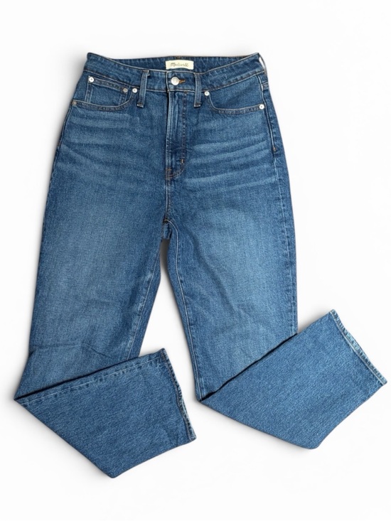 Madewell Denim - Madewell High-Rise Straight Leg Women's Jeans - Blue